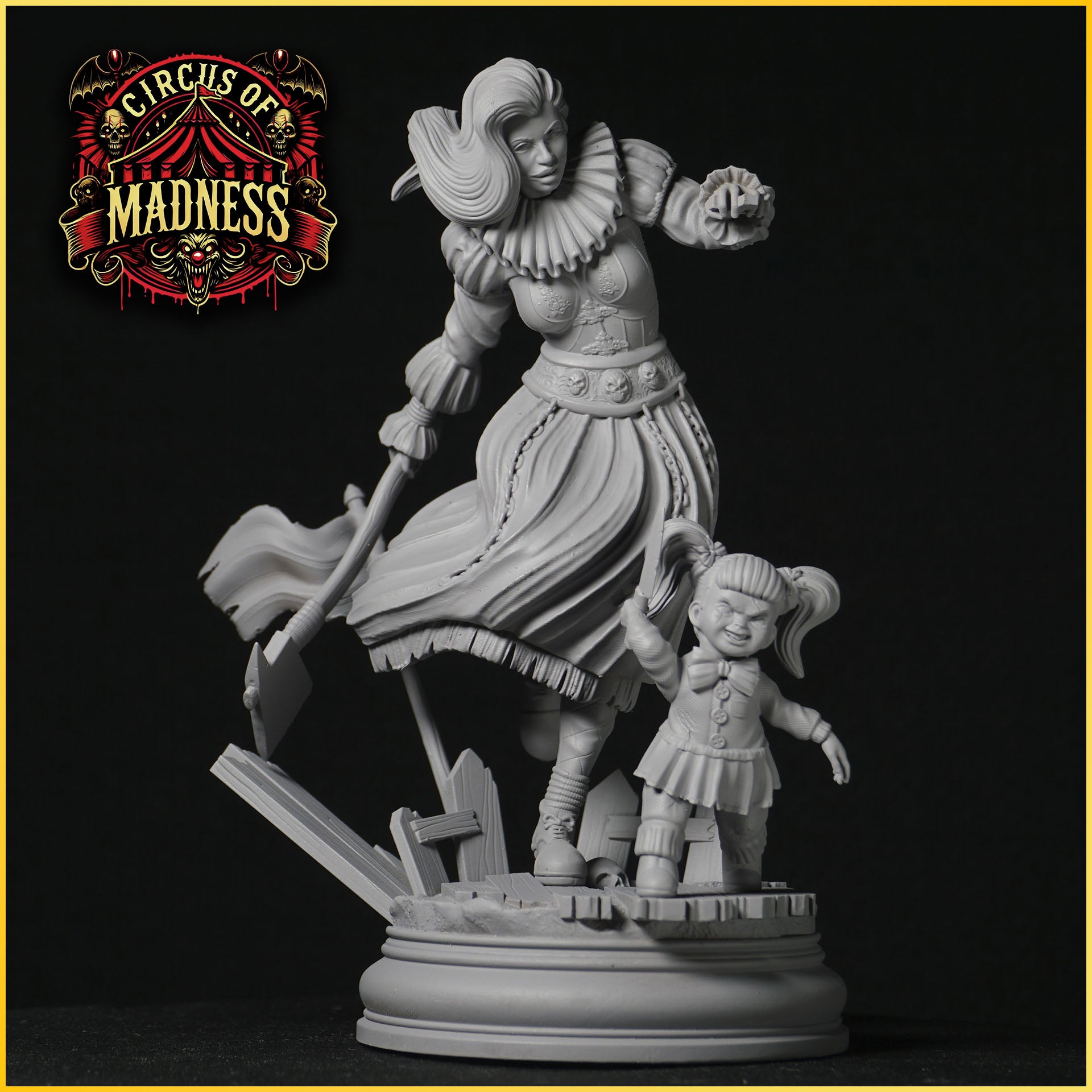 Aradia – figurka w stylu mrocznego cyrku, Black Bird Miniatures