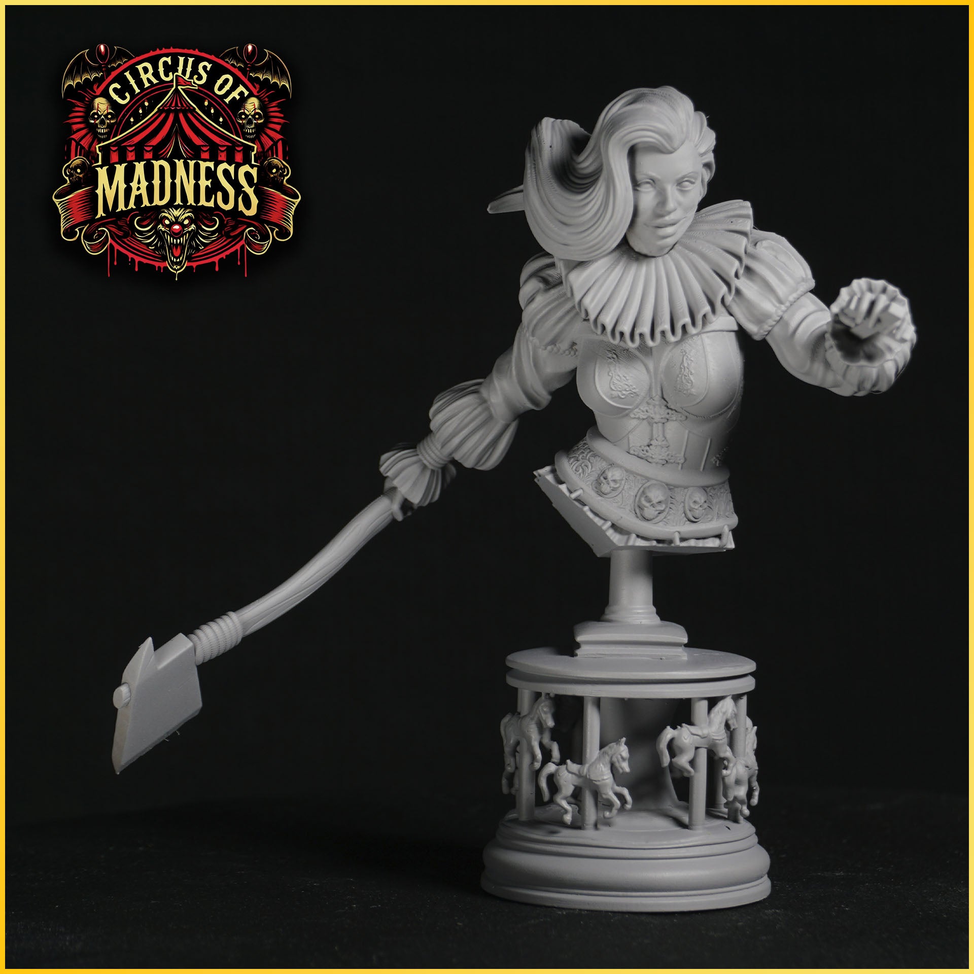 Aradia – figurka w stylu mrocznego cyrku, Black Bird Miniatures