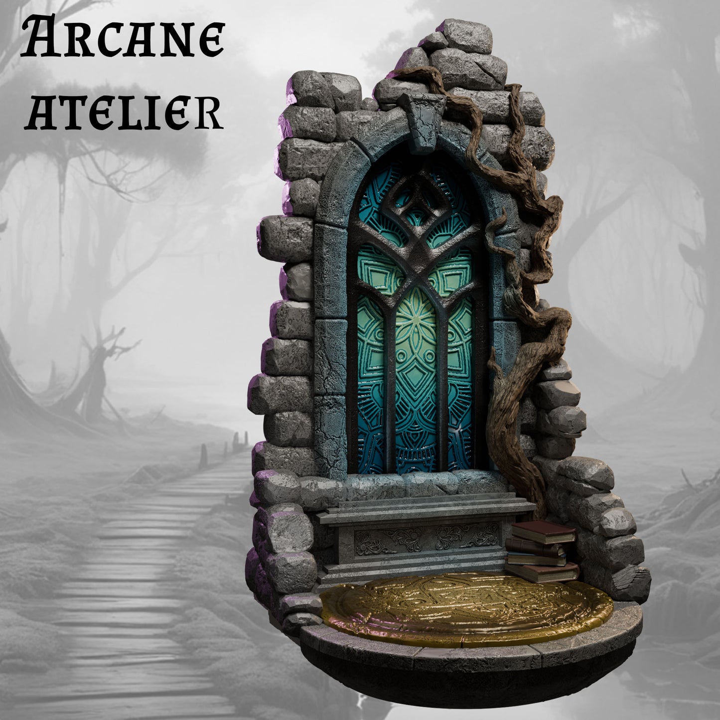 Bramka – Engineer | Ladies of the Dark Age | Figurka kolekcjonerska 32 mm / 75 mm | Black Bird Miniatures