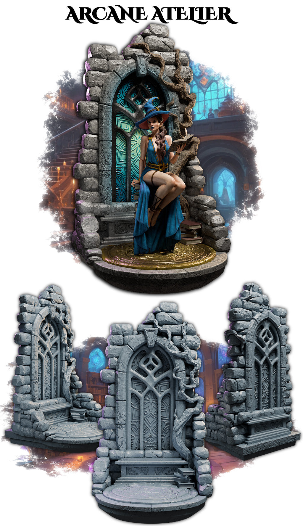 Ladies of the Dark Age – Dioramas Collection | Black Bird Miniatures
