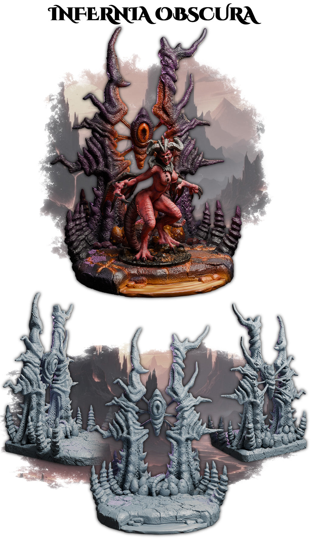 Ladies of the Dark Age – Dioramas Collection | Black Bird Miniatures