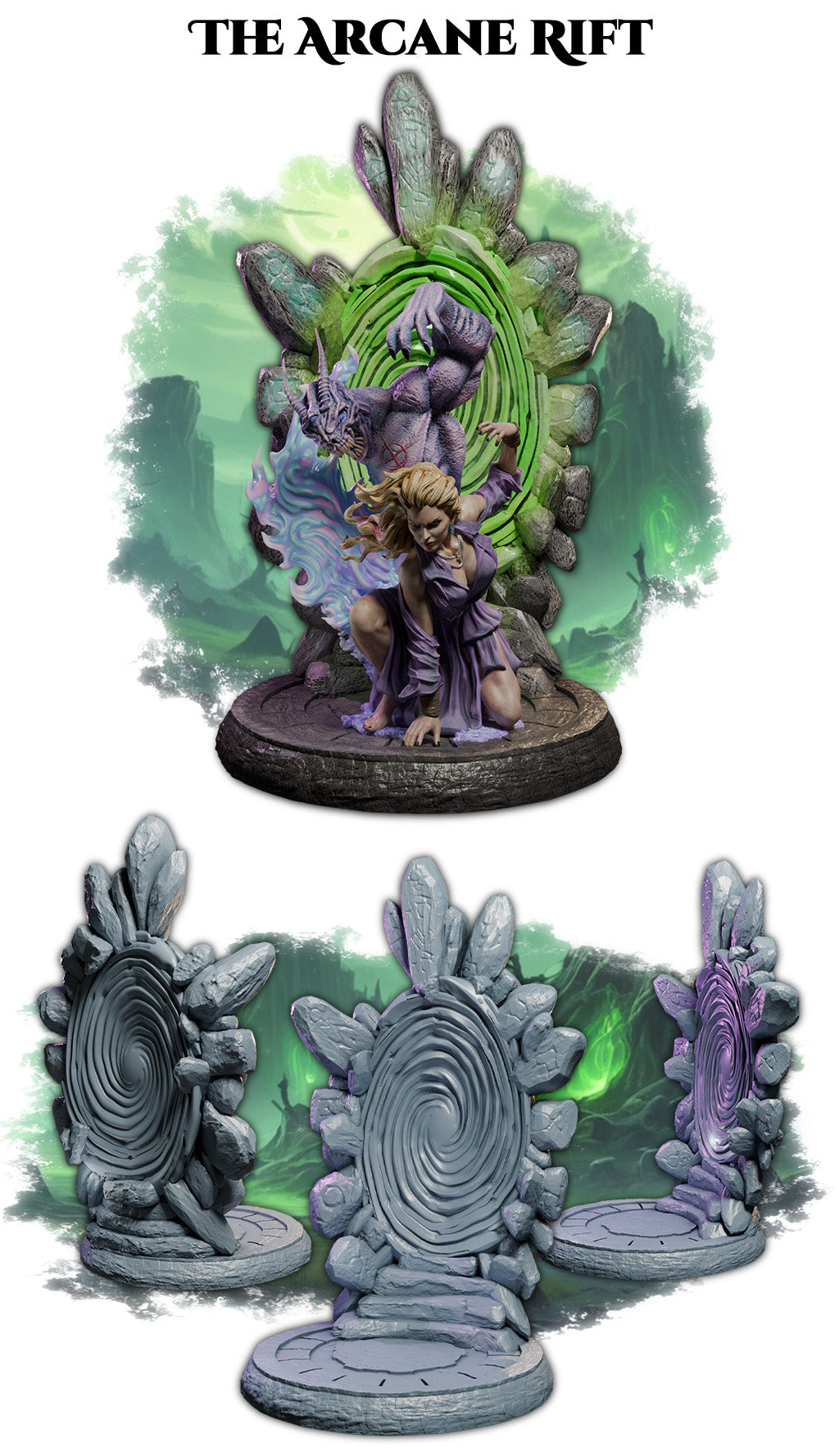 Ladies of the Dark Age – Dioramas Collection | Black Bird Miniatures