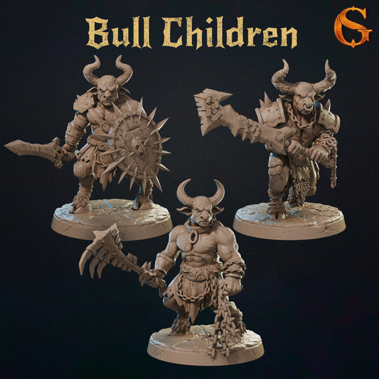 Bull Children - Ciężka Piechota Bestii (3 Pozy) - SolGood Creations | Licencjonowany Sprzedawca