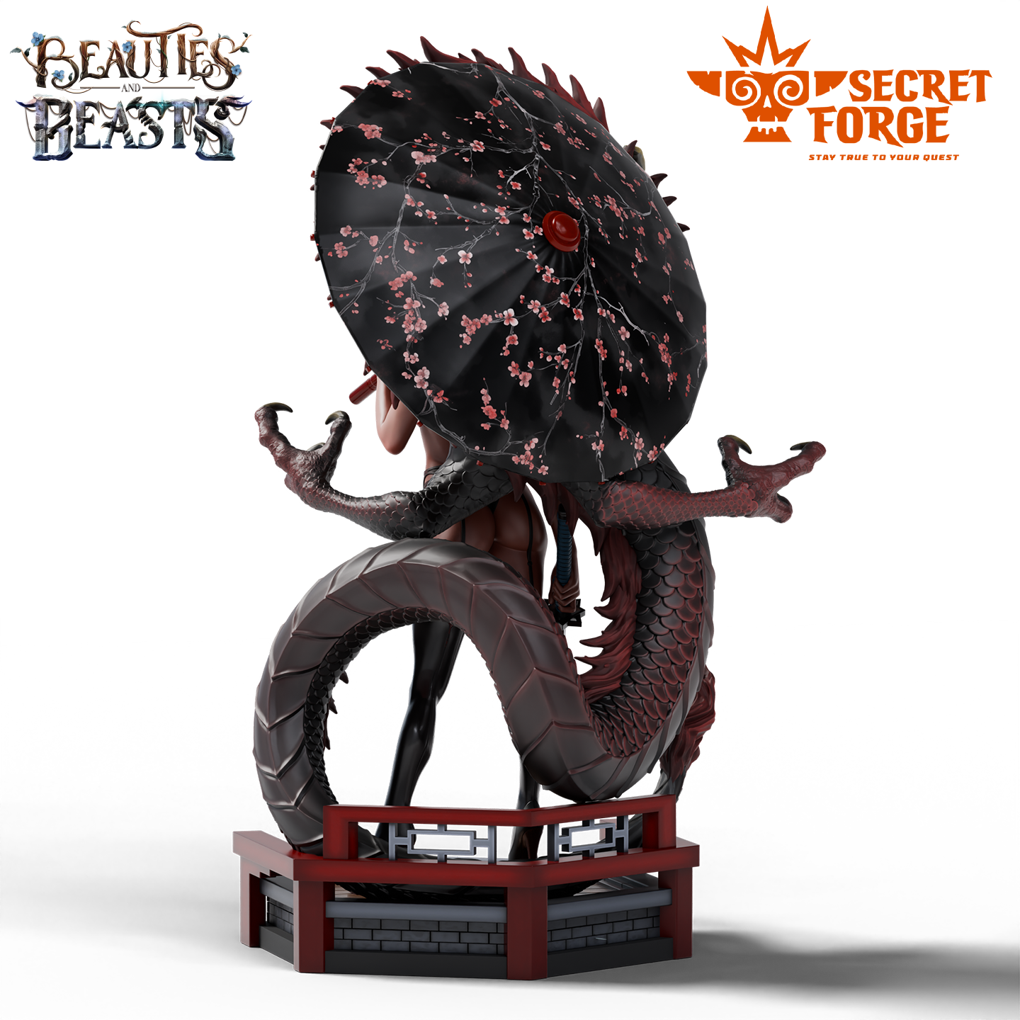 Figurka Luna – Opiekunka smoków burleska – Secret Forge | miniatura kolekcjonerska 75mm / 112mm