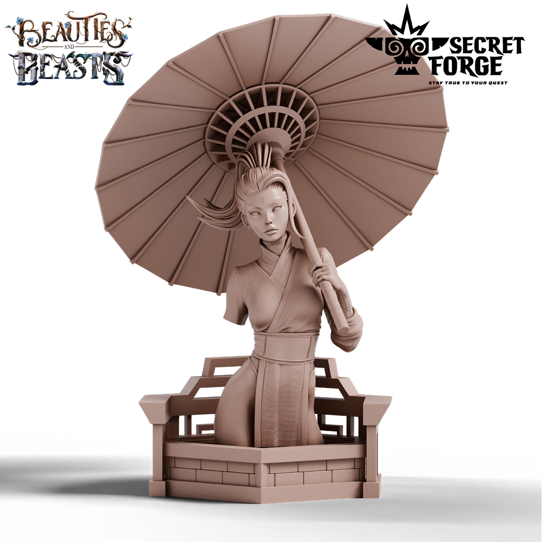 Figurka Luna – Secret Forge | popiersie fantasy | miniatura kolekcjonerska 1:12