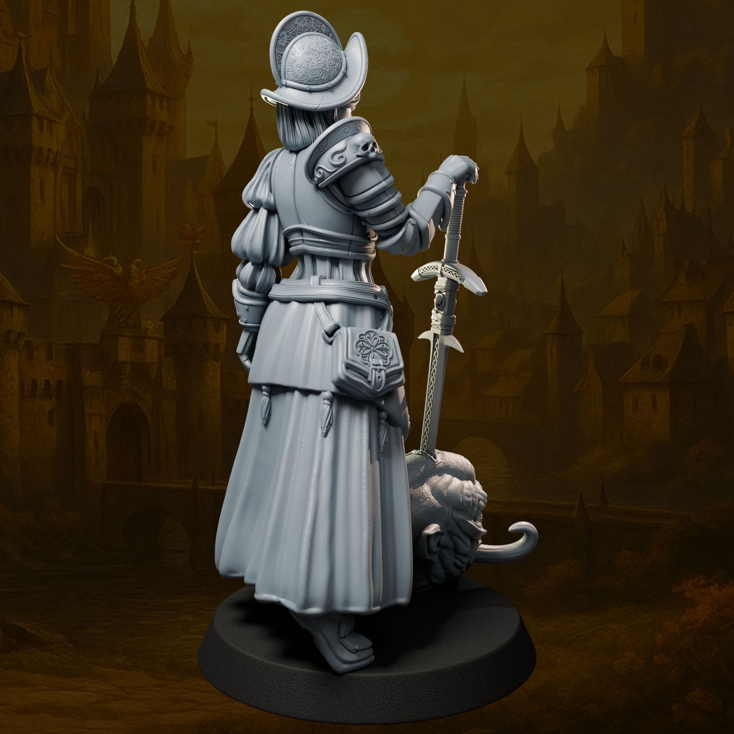 Cassilda – figurka kolekcjonerska 32mm / 75mm | Black Bird Miniatures – Ladies of the Dark 2