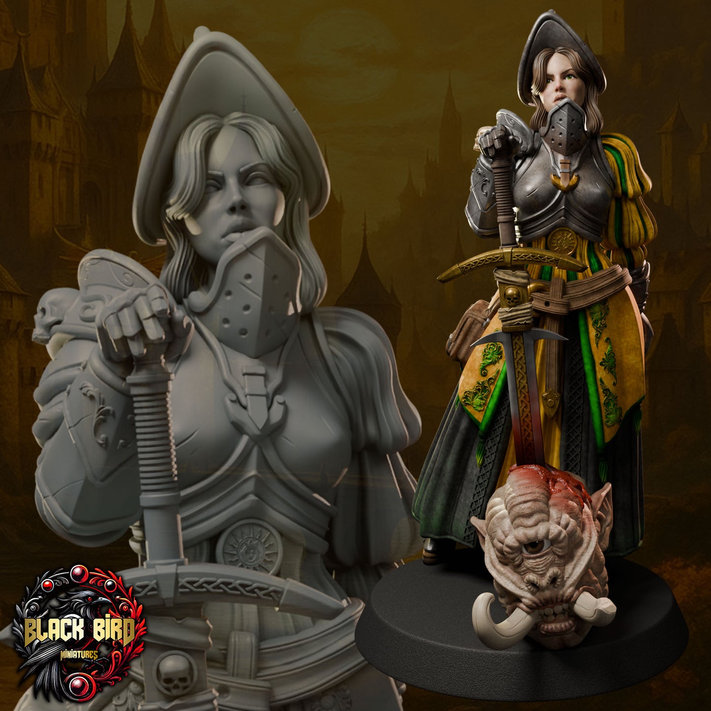 Cassilda – figurka kolekcjonerska 32mm / 75mm | Black Bird Miniatures – Ladies of the Dark 2