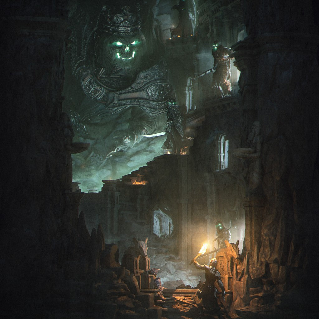 Booknook Shattered King - Grimdark Dark Fantasy Diorama | Nerikson Autorisierter Verkäufer