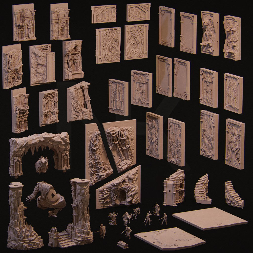 Booknook Shattered King - Grimdark Dark Fantasy Diorama | Nerikson Autorisierter Verkäufer
