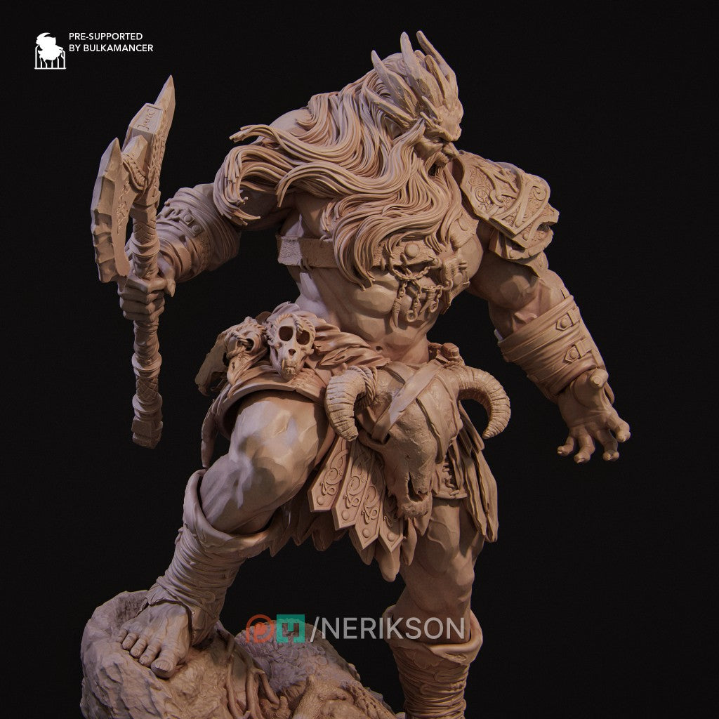 Stone Giant 3D Resin Miniature by Nerikson, 16K 30-micron print quality
