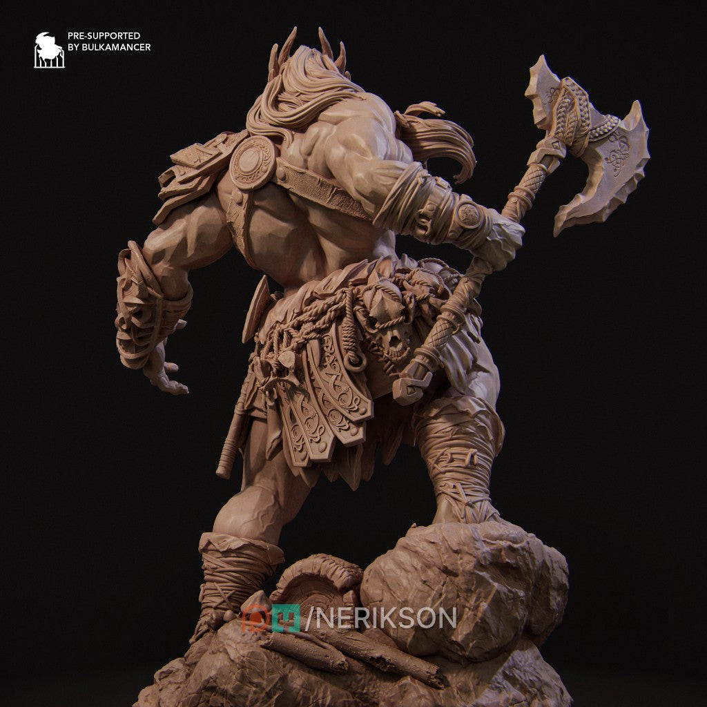 Stone Giant 3D Resin Miniature by Nerikson, 16K 30-micron print quality