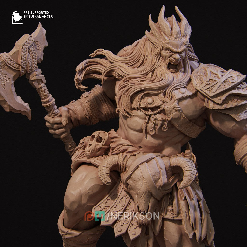 Stone Giant 3D Resin Miniature by Nerikson, 16K 30-micron print quality