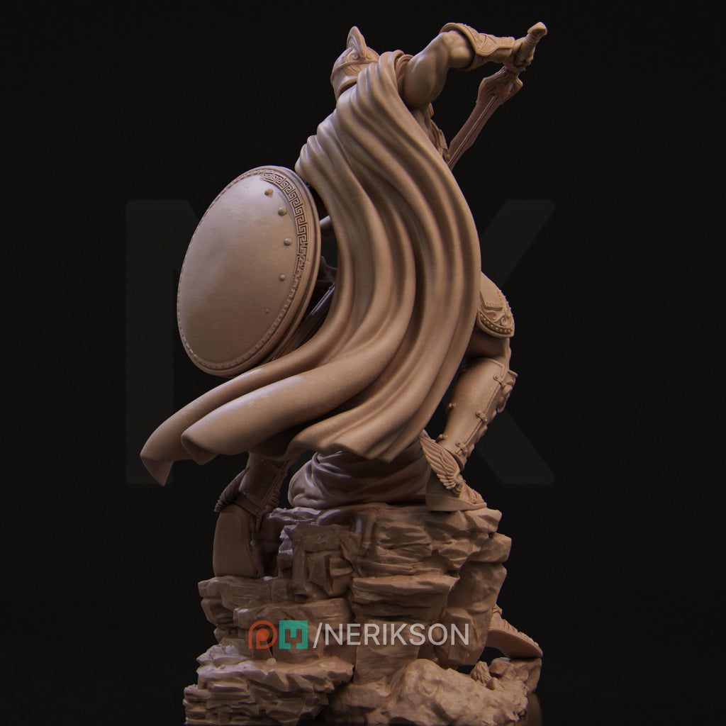 Perseus und Medusa Statue – Griechische Mythologie Figur, Nerikson 3D Druck, Hochwertiges ABS-Like Harz