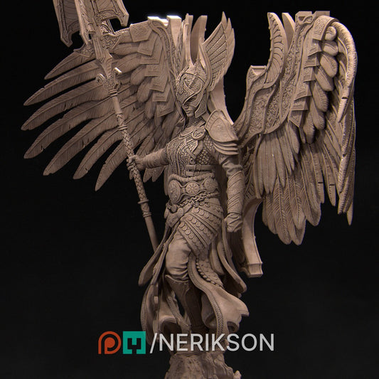 Revna the Angel of Salvation high detail 3D printed resin figurine by Nerikson