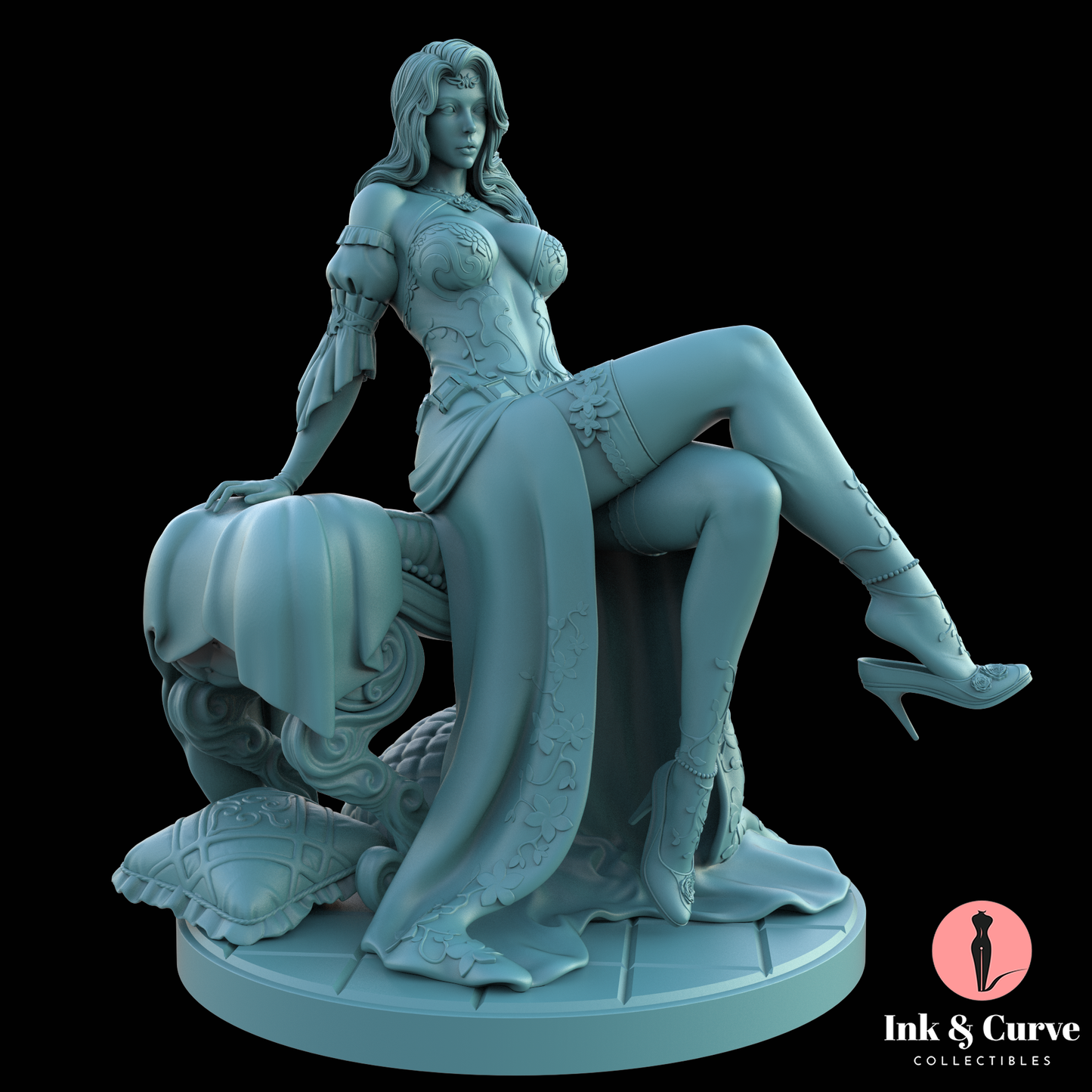 Sapphire Belle figurka 75mm Ink & Curve widok front