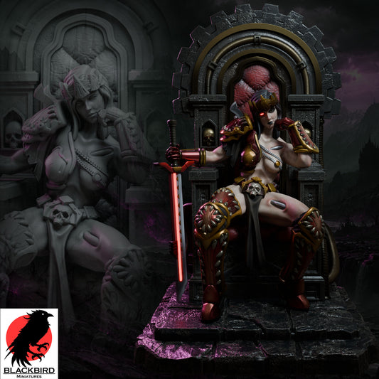 Zhaelyss – Königinnen des Chaos – Figur 32 mm / 75 mm – Black Bird Miniatures