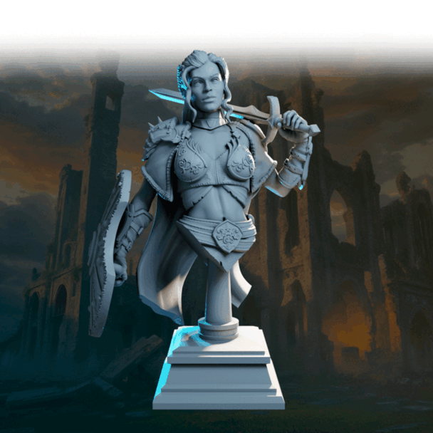 Elysia – paladynka z mieczem i tarczą, kolekcja Guardians of Destiny