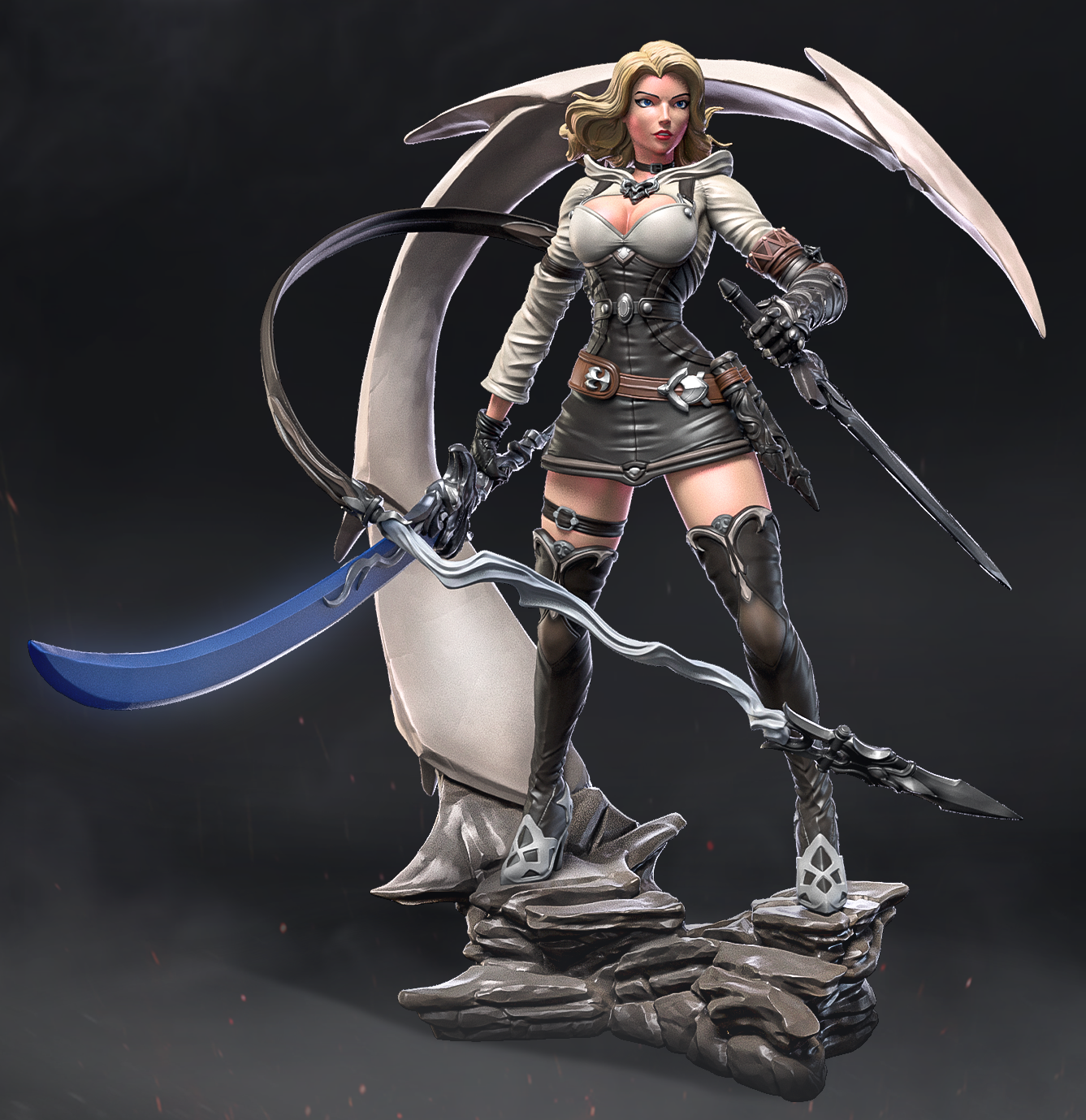 Moonveil Duelist Witcher Elements figurka fantasy