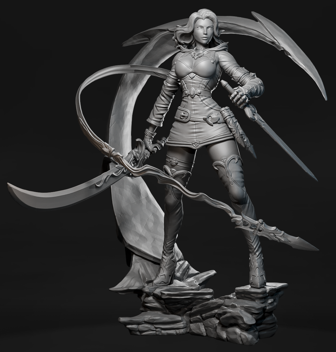 Moonveil Duelist Witcher Elements figurka fantasy