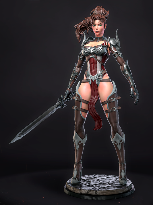 Ashen Chargeblade resin miniature unpainted for painting