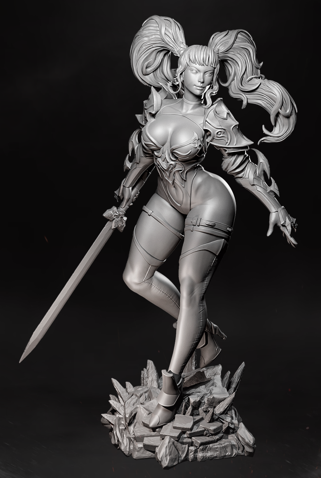 Fallen Star Blade Witcher Elements figurka fantasy