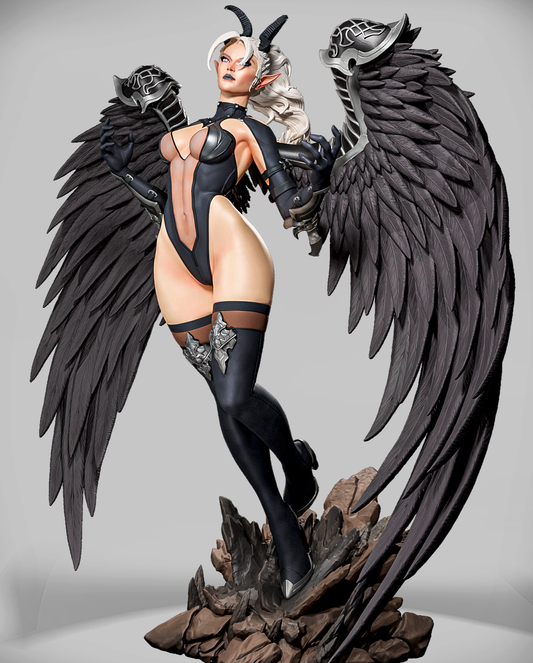 Obsidian Seraph figurka fantasy Witcher Elements Amra 3D Art