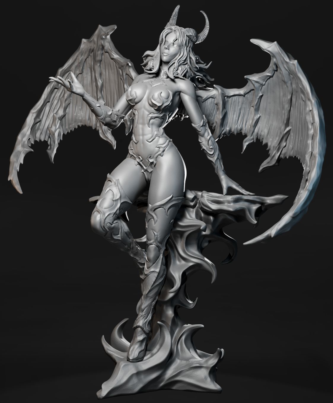 Mroczna figurka kolekcjonerska do malowania