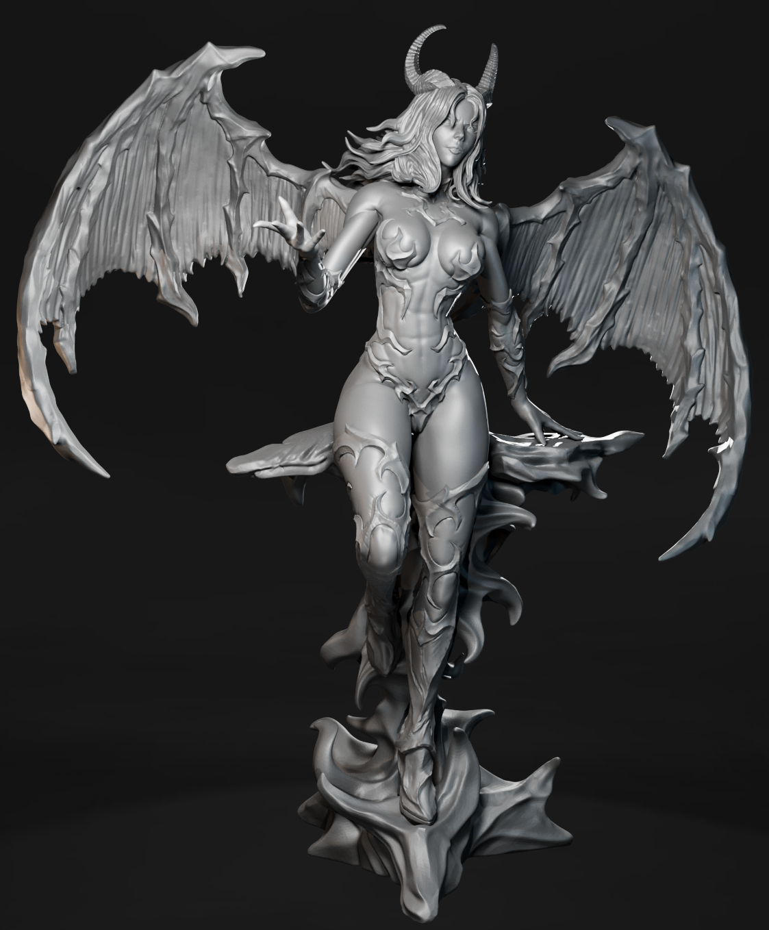 Mroczna figurka kolekcjonerska do malowania