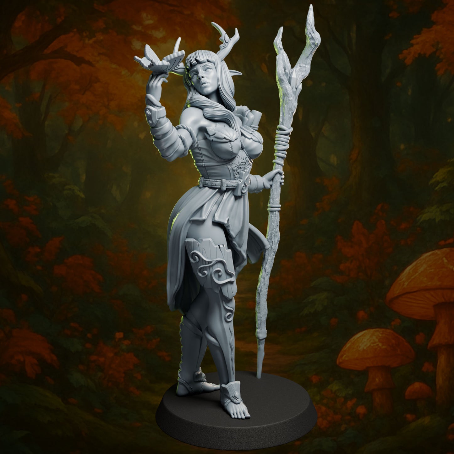 Faelira – figurka kolekcjonerska 32mm / 75mm | Black Bird Miniatures – Ladies of the Dark 2