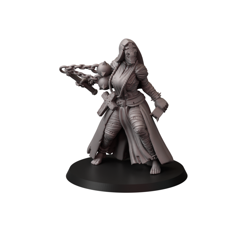 Fins Nuns – zakonnice bojowe – figurki do Trench Crusade 32 / 54 / 75mm