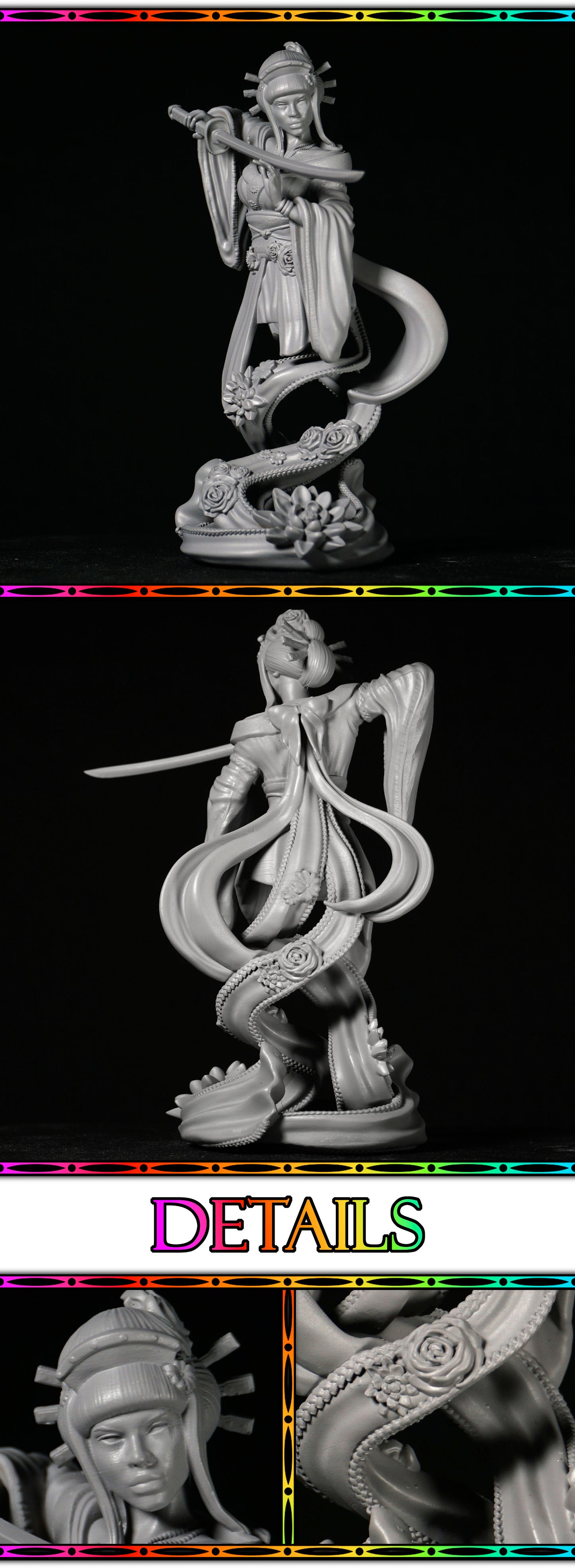 Hana — Ladies of the Arcane (Black Bird Miniatures)
