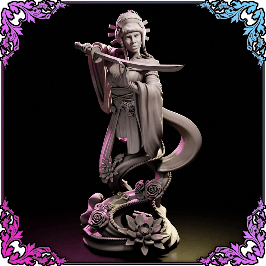 Hana — Ladies of the Arcane (Black Bird Miniatures)