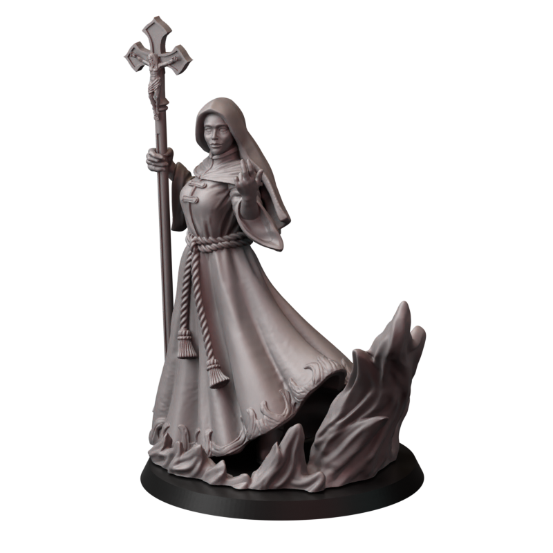 Fins Nuns – zakonnice bojowe – figurki do Trench Crusade 32 / 54 / 75mm