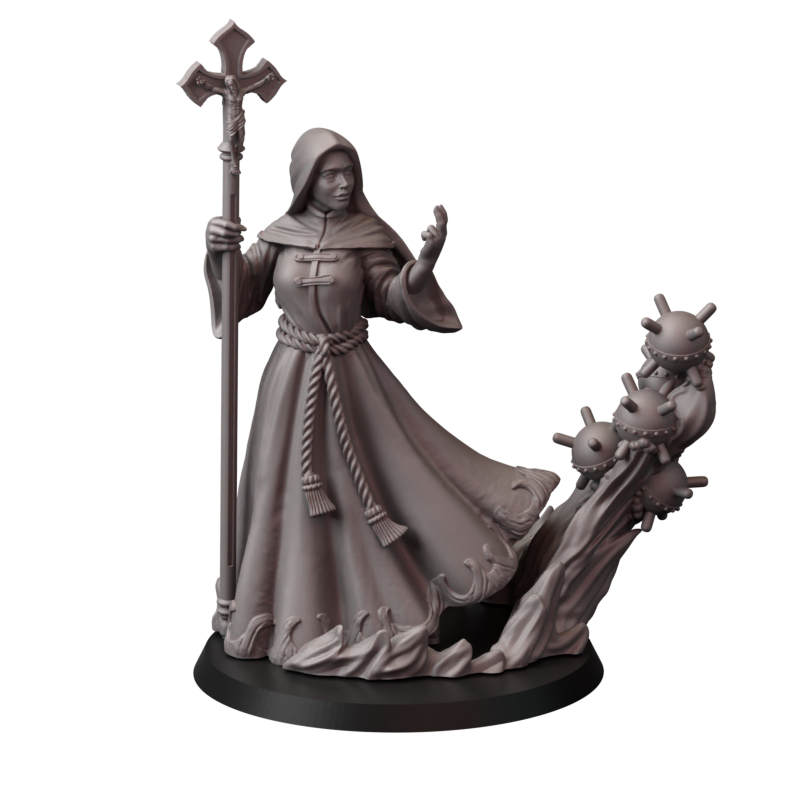 Fins Nuns – zakonnice bojowe – figurki do Trench Crusade 32 / 54 / 75mm