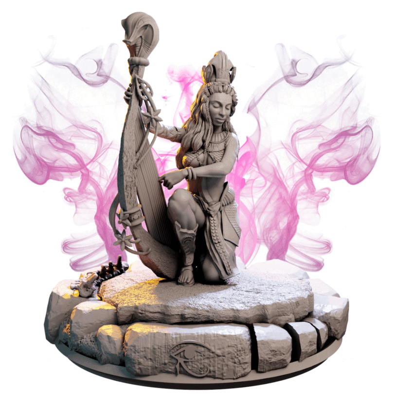 Kamilah – Harfiarka Pustyni 32 mm / 75 mm | Black Bird Miniatures | Ladies of the Desert