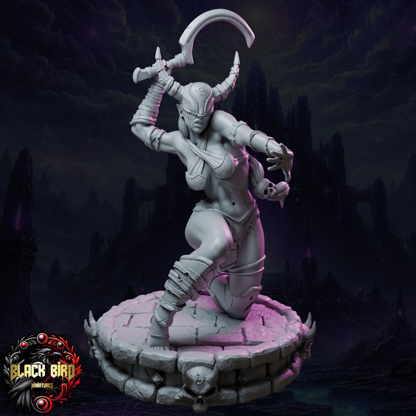Korvessa – Königinnen des Chaos – Figur 32 mm / 75 mm – Black Bird Miniatures