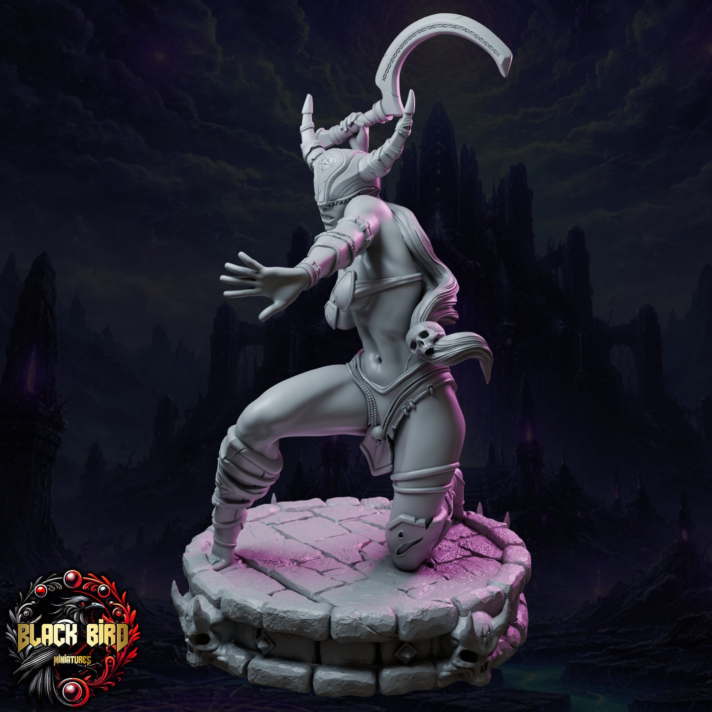 Korvessa – Königinnen des Chaos – Figur 32 mm / 75 mm – Black Bird Miniatures