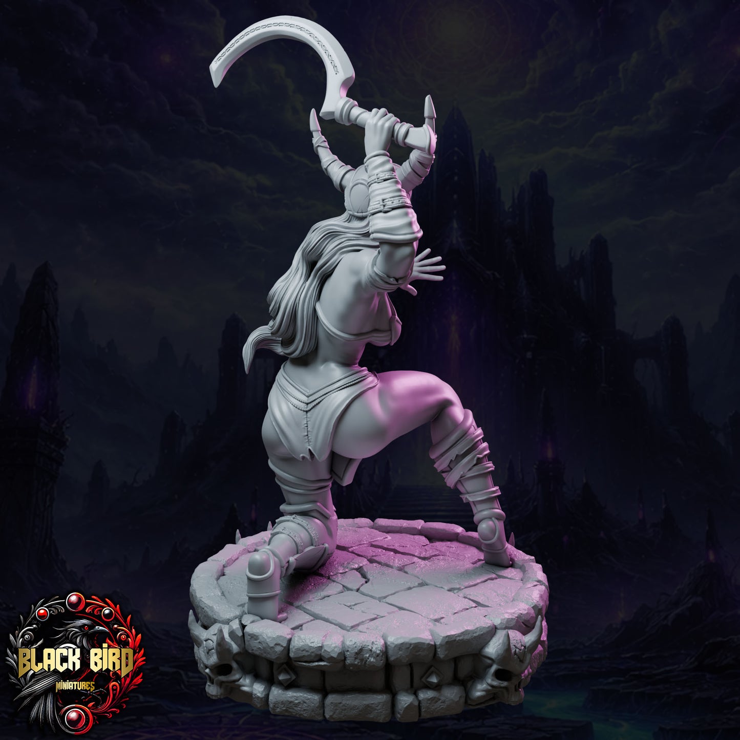 Korvessa – Königinnen des Chaos – Figur 32 mm / 75 mm – Black Bird Miniatures
