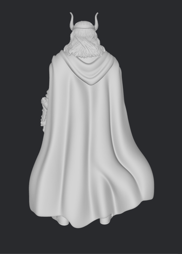 Nordycki bóg iluzji i chaosu – surowa figurka