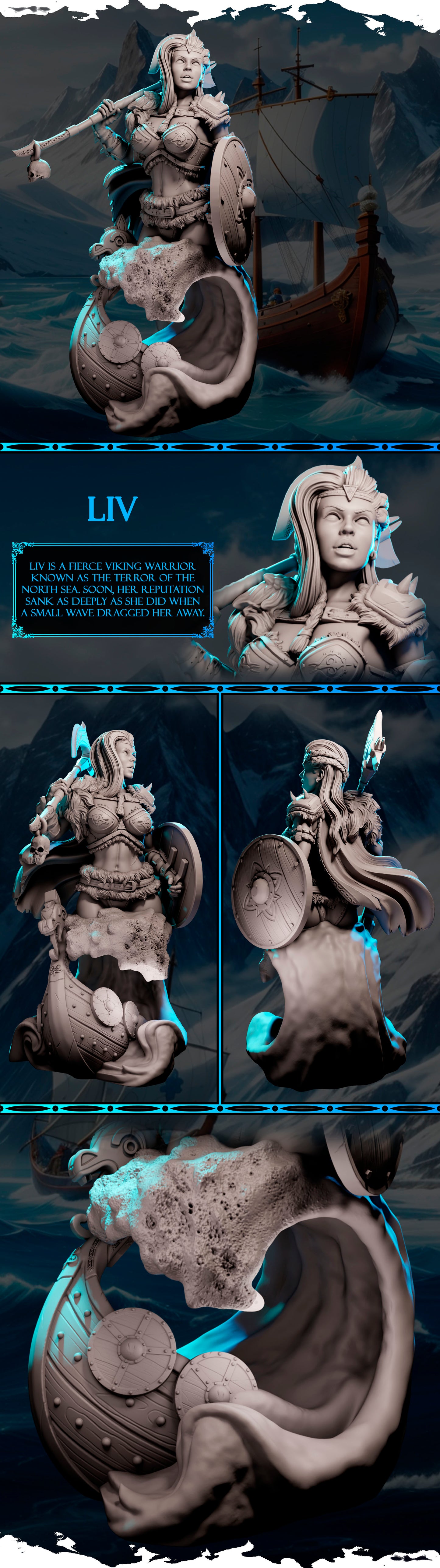 Liv — Ladies of the Arcane (Black Bird Miniatures)