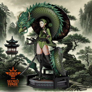 Figurka Luna – Strażniczka smoka – Secret Forge | miniatura kolekcjonerska 75mm / 112mm