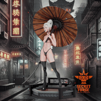 Figurka Luna – Wojowniczka – Secret Forge | miniatura kolekcjonerska 75mm / 112mm