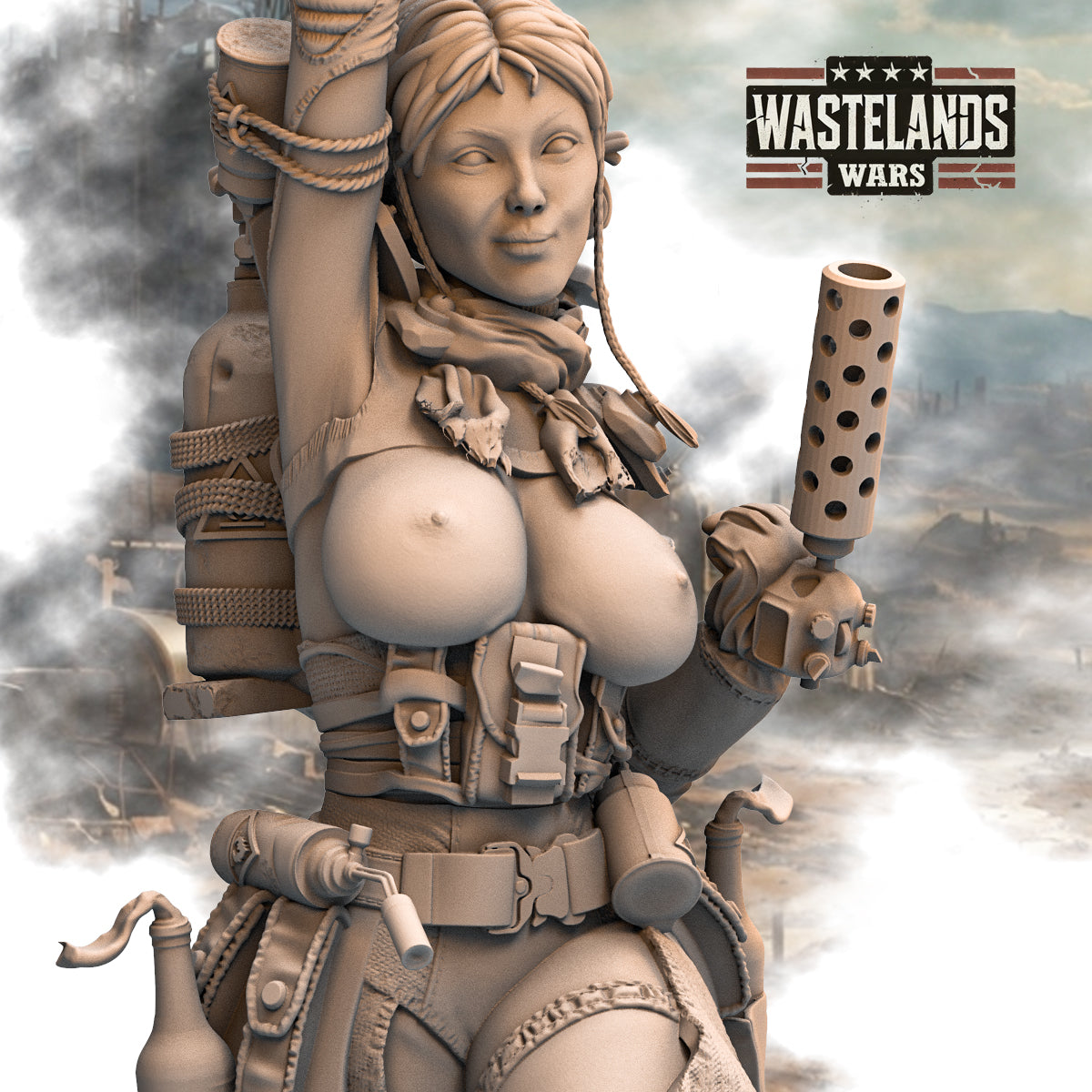 Lyra Kader: Płomień Pustkowi – Wasteland Wars | Haito | 36mm & 180mm | SFW & NSFW
