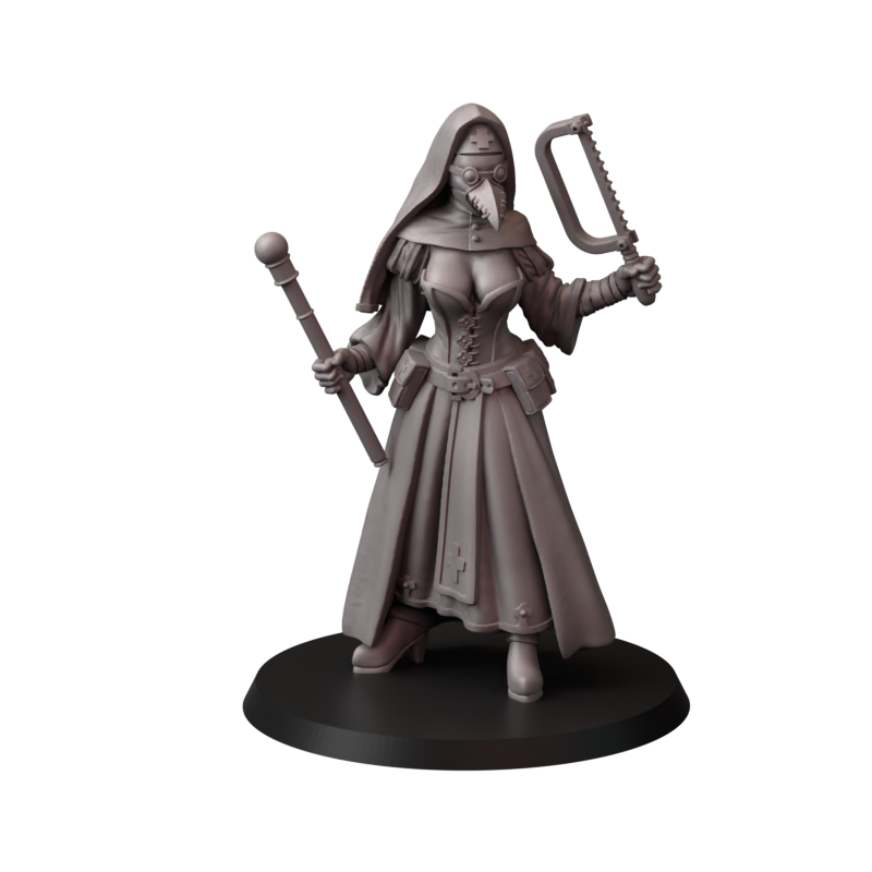 Fins Nuns – zakonnice bojowe – figurki do Trench Crusade 32 / 54 / 75mm
