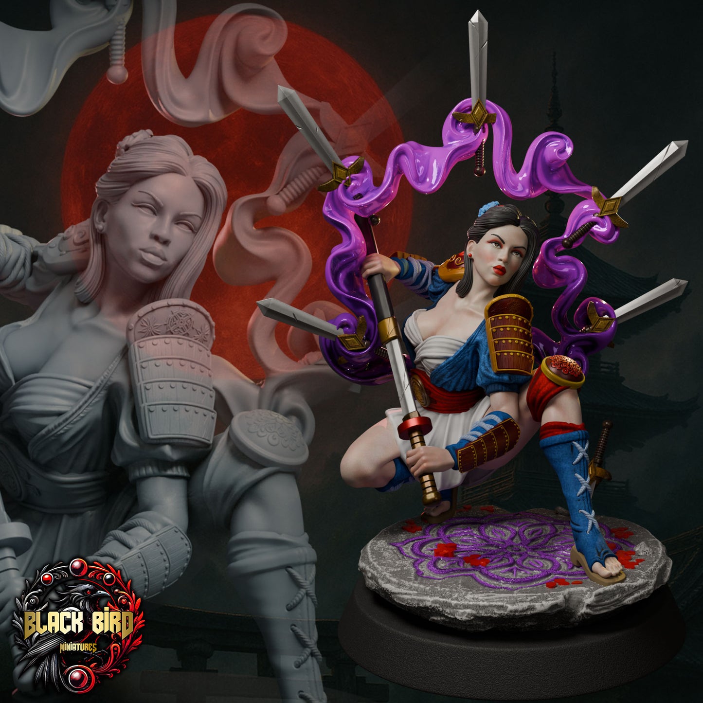 Mizuki – Figurka Kolekcjonerska 32mm / 75mm – Ladies of the Dark 2