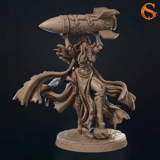 Mortar Enchantress - Zaklinaczka Moździerzy (32mm) - Dnd - SolGood Creations | 16K ABS-Like