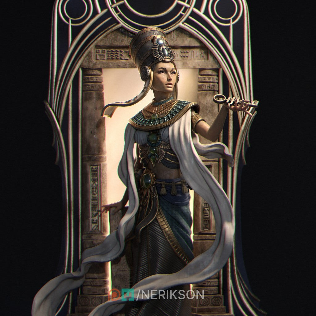 Hierofant by Nerikson - Mystical Fantasy Figurine 3D Printed in ABS-Like Resin