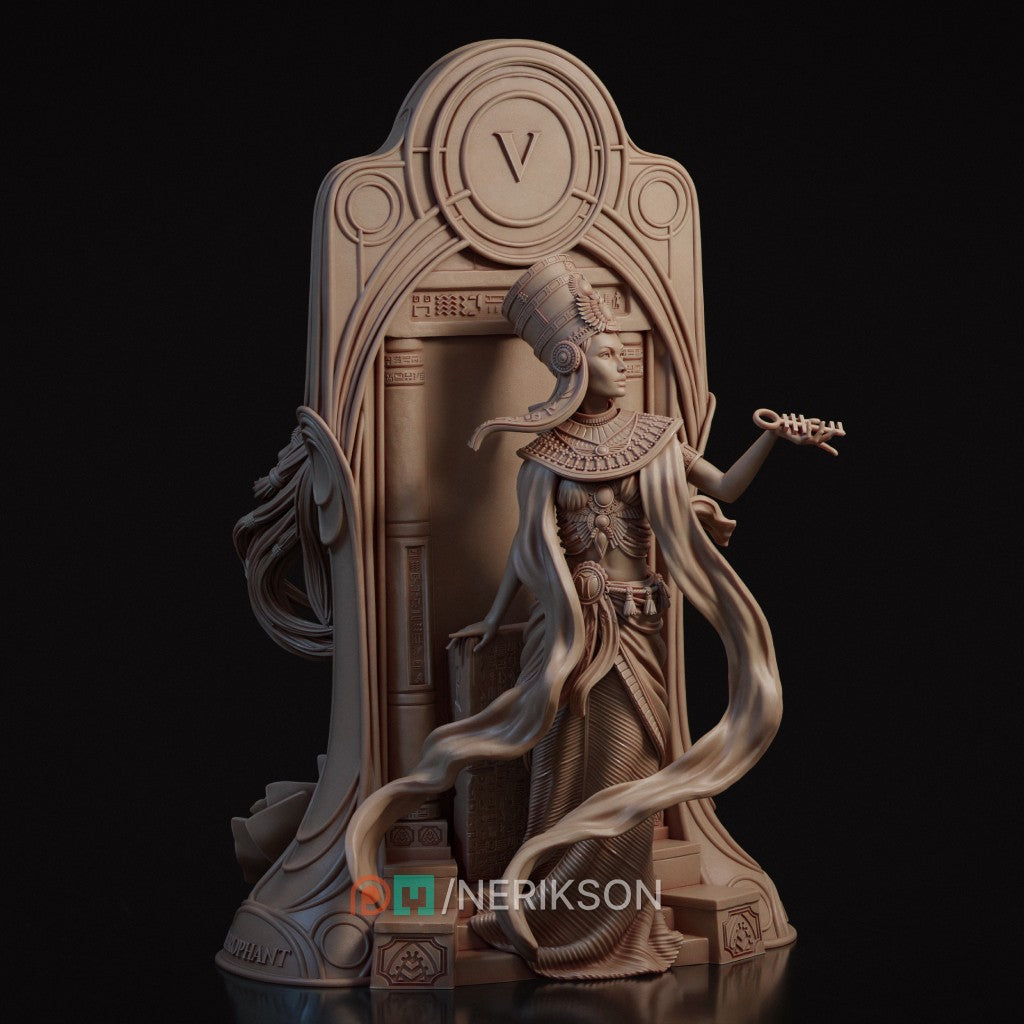 Hierofant by Nerikson - Mystical Fantasy Figurine 3D Printed in ABS-Like Resin