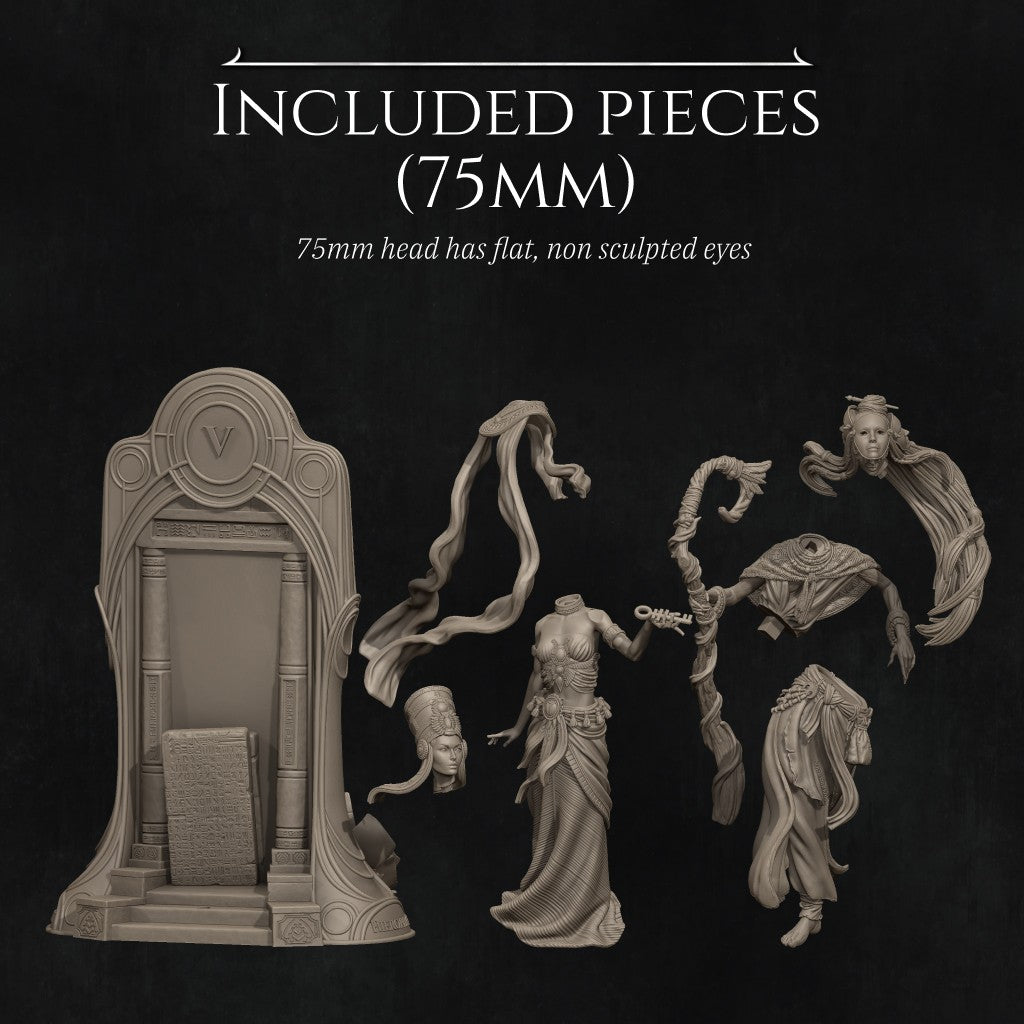 Hierofant by Nerikson - Mystical Fantasy Figurine 3D Printed in ABS-Like Resin