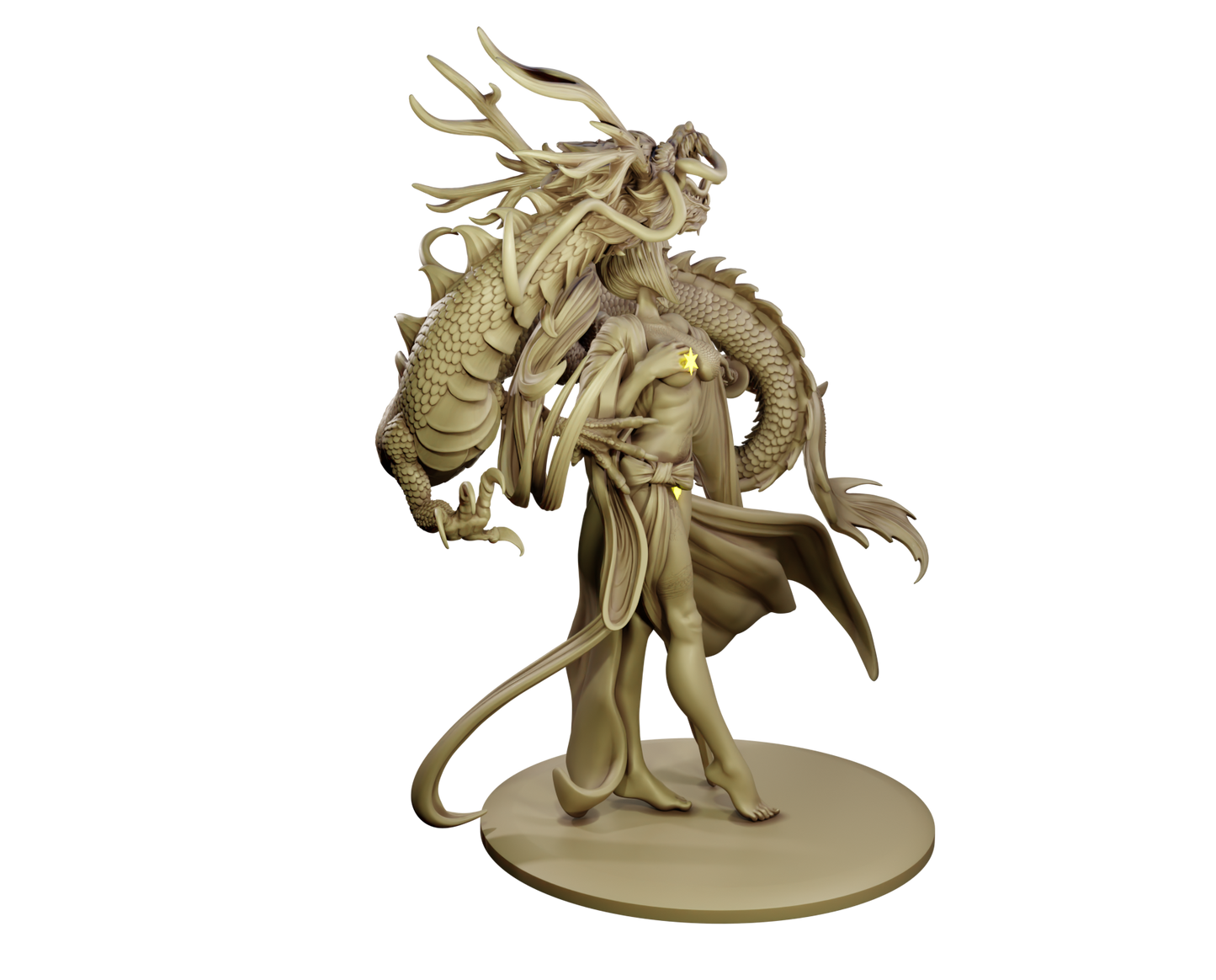Drachen aus Jade und Donner Diorama – Sammelfigur 35 mm / 75 mm – Dames and Dragons
